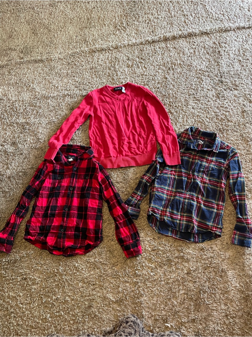 Children’s Place Set of 3 Boys Dress Shirts Size 5/6